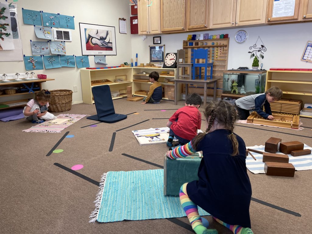 children learning at preschool in jackson